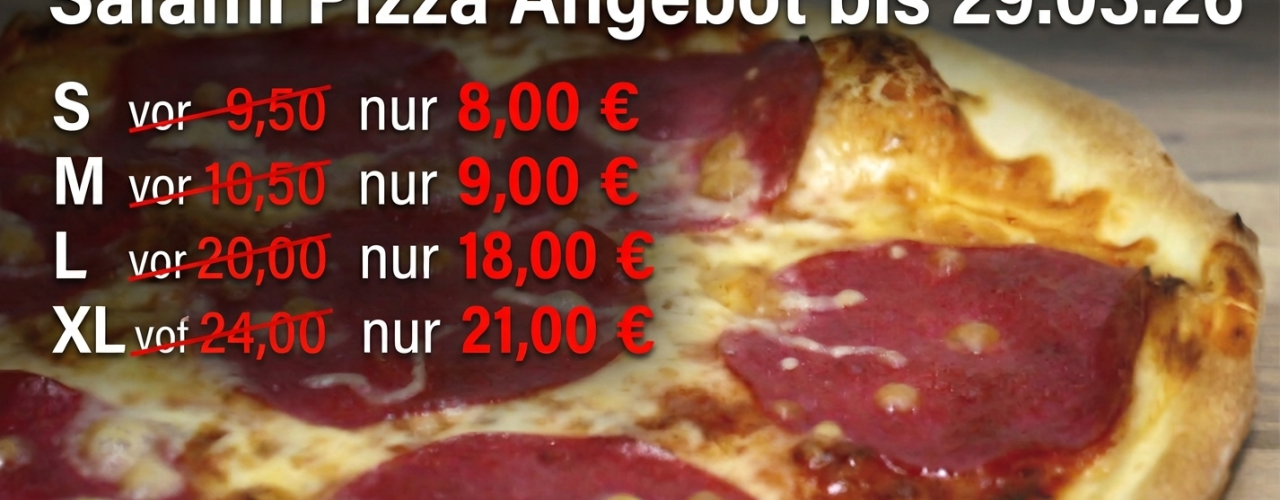 Unsere Pizzen sind…
