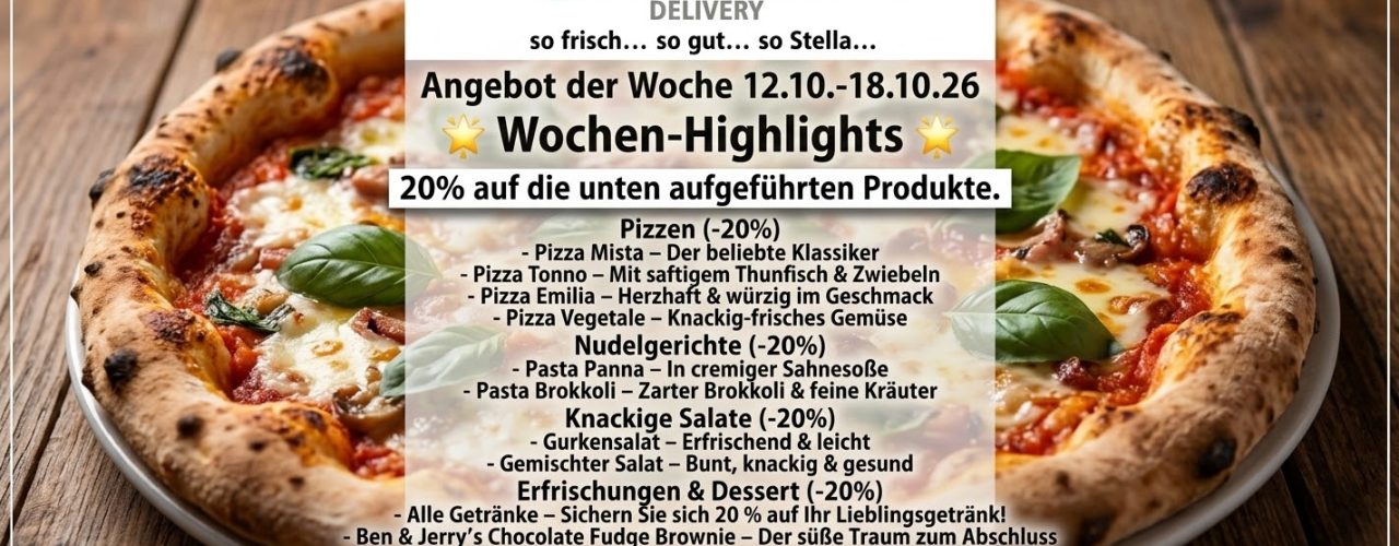20% auf bestimmten Artikeln